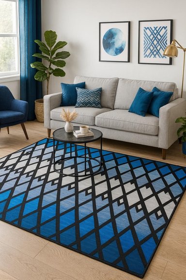 ALFOMBRA CLEMS DISEÑO DENVER LIVING 120 X 160 CM - 1