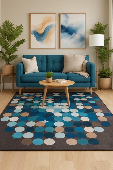 ALFOMBRA CLEMS DISEÑO BERLIN LIVING 200 X 220 CM - 1