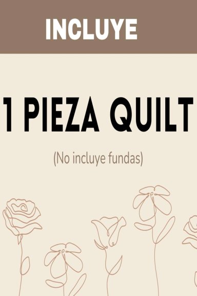 CUBRECAMA QUILT REVERSIBLE 2 PLAZAS 240X260CM CAFE - 6
