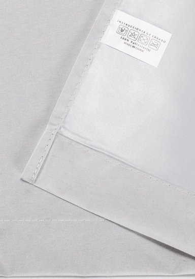 CORTINA ENGOMADA TERMICA TELA DELGADA 100% BLACKOUT 140X225 TAMAÑO 140X225 BLANCO - 8