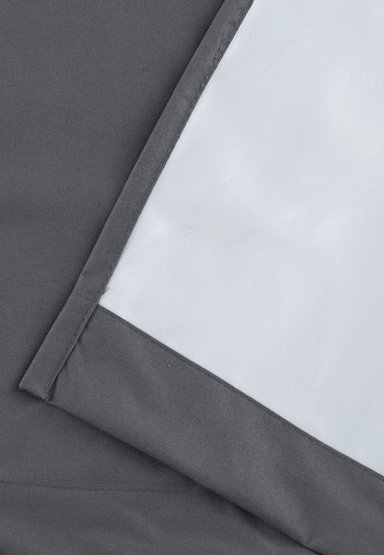 CORTINA ENGOMADA TERMICA TELA DELGADA 100% BLACKOUT 140X225 TAMAÑO 140X225 GRIS OSCURO - 8