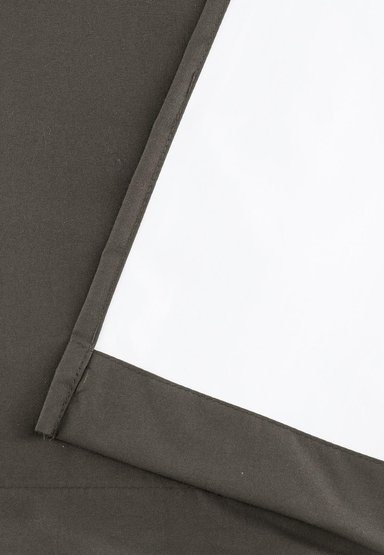 CORTINA ENGOMADA TERMICA TELA DELGADA 100% BLACKOUT 140X225 TAMAÑO 140X225 CAFE OSCURO - 8
