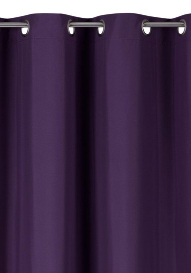 CORTINA ENGOMADA TERMICA TELA DELGADA 100% BLACKOUT 140X225 TAMAÑO 140X225 MORADO - 7