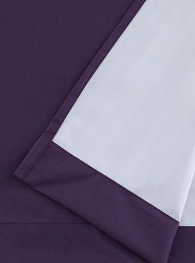 CORTINA ENGOMADA TERMICA TELA DELGADA 100% BLACKOUT 140X225 TAMAÑO 140X225 MORADO - 8