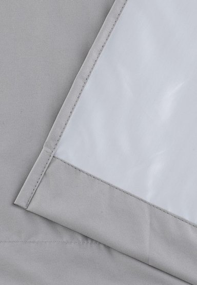 CORTINA ENGOMADA TERMICA TELA DELGADA 100% BLACKOUT 140X225 TAMAÑO 140X225 MARFIL - 8
