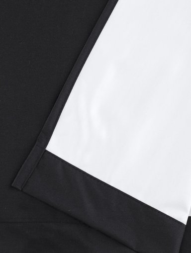 CORTINA ENGOMADA TERMICA TELA DELGADA 100% BLACKOUT 140X225 TAMAÑO 140X225 NEGRO - 8