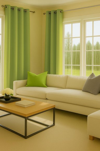 CORTINA ENGOMADA TERMICA TELA DELGADA 100% BLACKOUT 140X225 TAMAÑO 140X225 VERDE - 8