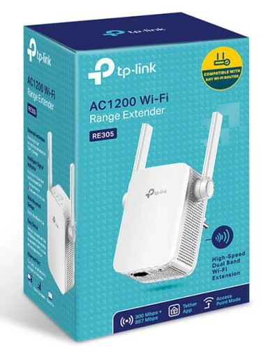 REPETIDOR INALAMBRICO WIFI TP-LINK AC1200 RE305 - 3