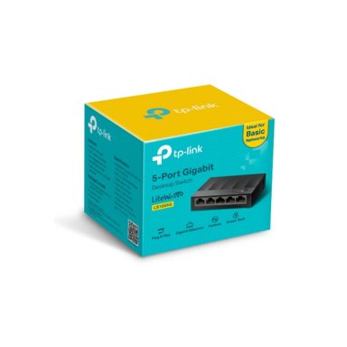 SWITCH DE ESCRITORIO DE 5 PUERTOS TP-LINK LS1005G, 10/100/1000MBPS - 1