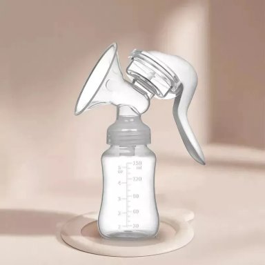 EXTRACTOR DE LECHE MATERNA MANUAL COPA DE SILICONA - 2