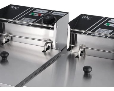 FREIDORA ELE CTRICA DOBLE INDUSTRIAL RAF R.5221 12L 2500W - 3