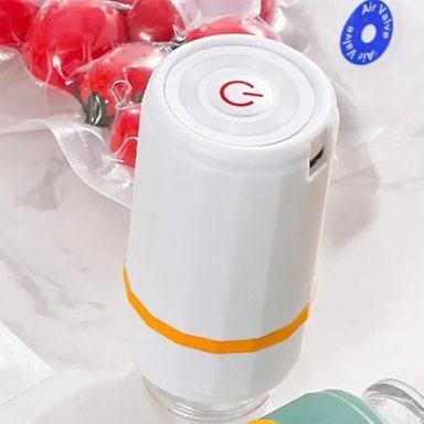 SELLADOR AL VACIO PORTATIL USB CON BOMBA DE AIRE ELE CTRICA - 4