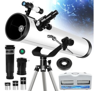 TELESCOPIO ASTRONOMICO PROFESIONAL REFLECTOR HD 35X-525X 70076 CON 125CM TRIPODE AJUSTABLE - 1