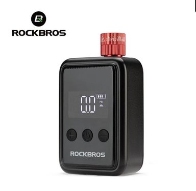 BOMBÍN BICICLETA MINI COMPRESOR ELÉCTRICO ROCKBROS 150 PSI - 1