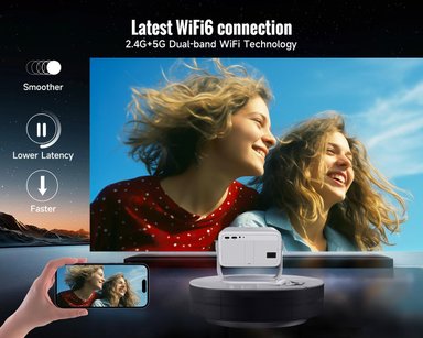 PROYECTOR PORTATIL L018 MAGCUBIC ANDROID 11 HD 4K CINE EN CASA 650ANSI - 6