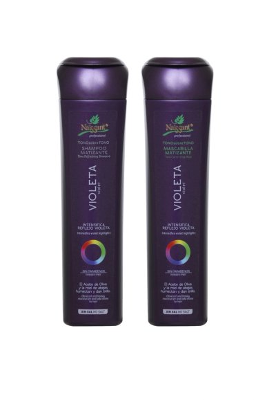 PACK NAISSANT SHAMPOO Y MASCARILLA MATIZADOR VIOLETA - 1