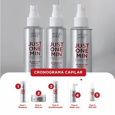 Spray Capilar Antifrizz Protección y Brillo Just One Minute Jacques Janine 200ml - 5