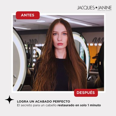 Spray Capilar Antifrizz Protección y Brillo Just One Minute Jacques Janine 200ml - 6