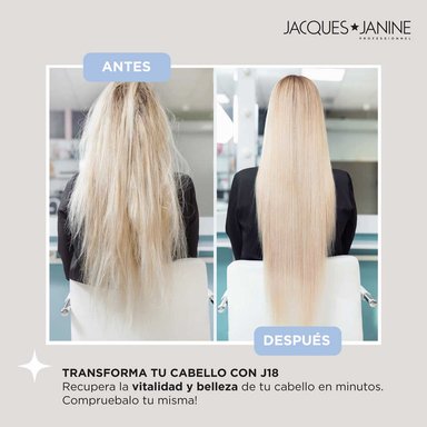 TRATAMIENTO CAPILAR SIN ENJUAGUE J18 RESTAURACIÓN Y PROTECCIÓN 30ML JACQUES JANINE - 5