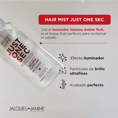 BRUMA CAPILAR ANTIFRIZZ Y BRILLO JUST ONE MINUTE JACQUES JANINE 120ML - 3