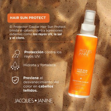 PROTECTOR SOLAR CAPILAR, TRATAMIENTO SIN ENJUAGUE PROTECCION UV, SAL Y CLORO 120ML - 2