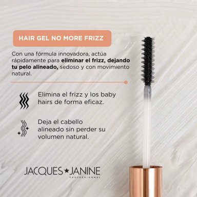 GEL FINALIZADOR NO MORE FRIZZ, CEPILLO EFECTO CLEAN LOOK Y BRILLO NATURAL 7ML - 2