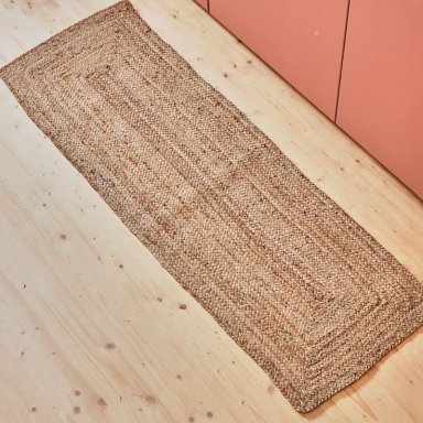 ALFOMBRA CALMA HOUSE YUTE URAL NATURAL 60 X 220 CM - 2