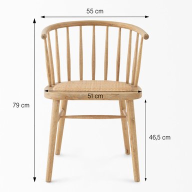 SILLA FORM DESIGN ANCUD 1 CUERPO MADERA CAFE CLARO - 7