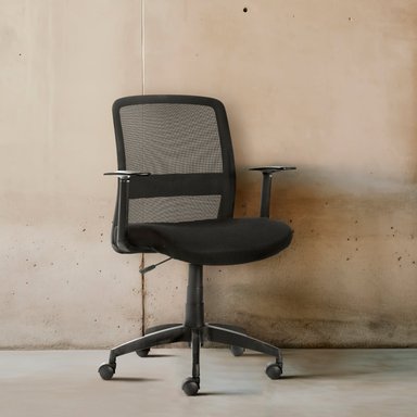 SILLA OFICINA FORM OFFICE NEGRO MESH - 2