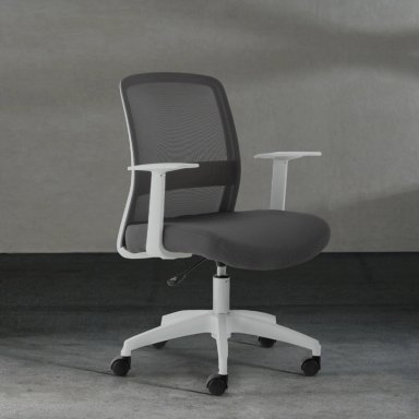 SILLA OFICINA FORM OFFICE GRIS MESH - 2
