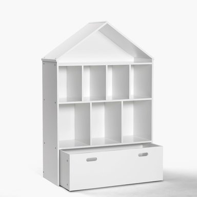 LIBRERO INFANTIL CASITA BLANCO FORM - 4