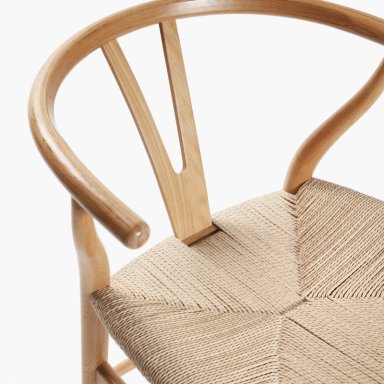 SILLA MADERA WISHBONE FORM - 6