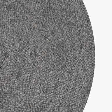 ALFOMBRA FORM DESIGN REDONDA YUTE GOBI GRIS NATURAL 120 X 120 CM - 2