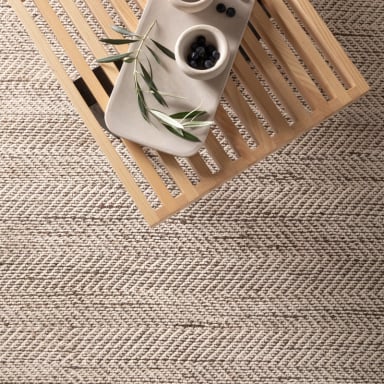 ALFOMBRA FORM DESIGN ALGODON/CAÑAMO CHEBBI CRUDO NATURAL 170 X 240 CM - 6
