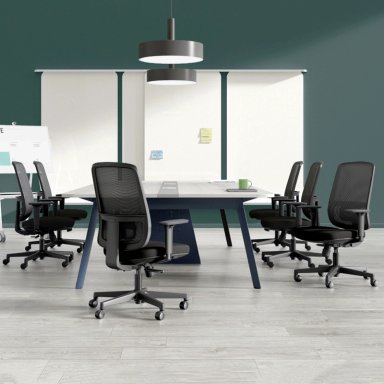 SILLA OFICINA FORM OFFICE NEGRO EJECUTIVA LOTTO - 6