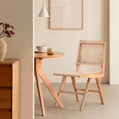 SILLA COMEDOR FORM DESIGN PIERRE 1 CUERPO MADERA CAFÉ - 2