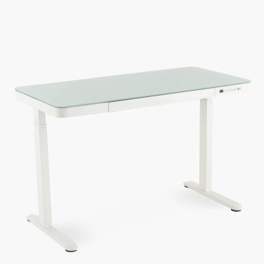 ESCRITORIO FORM DESIGN HOME OFFICE COSMO ELÉCTRICO BLANCO ACERO - 1