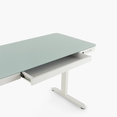 ESCRITORIO FORM DESIGN HOME OFFICE COSMO ELÉCTRICO BLANCO ACERO - 5
