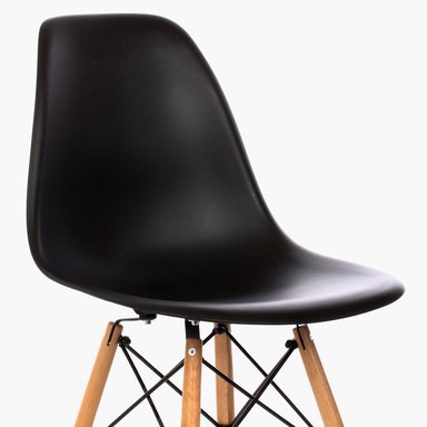 SILLAS COMEDOR FORM DESIGN EAMES DSW 1 CUERPO NEGRO PACK 4 - 3