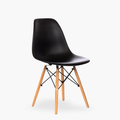 SILLAS COMEDOR FORM DESIGN EAMES DSW 1 CUERPO NEGRO PACK 4 - 4