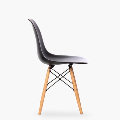 SILLAS COMEDOR FORM DESIGN EAMES DSW 1 CUERPO NEGRO PACK 4 - 5