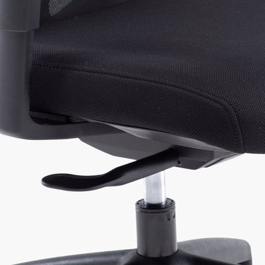 SILLA OFICINA FORM OFFICE NEGRO FOCUS CON CABECERO - 6