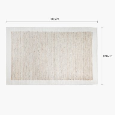 ALFOMBRA YUTE/LANA MAIHUE 200X300 NATURAL FORM - 5