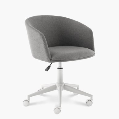 SILLA DE OFICINA ANTON GRIS CON RUEDAS FORM - 3