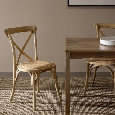SILLA FORM DESIGN MADERA CAFE TRADITION RATTAN OLMO NATURAL APILABLE - 2