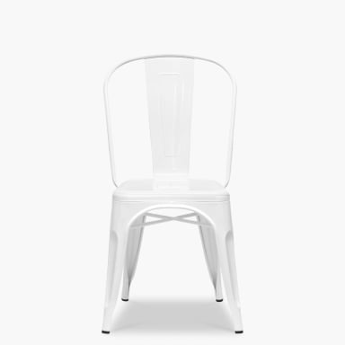 SILLA FORM DESIGN ACERO BLANCO TOLIX RÉPLICA - 1