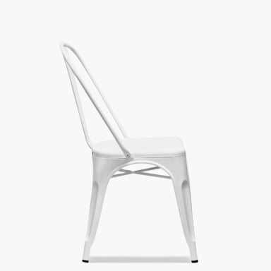 SILLA FORM DESIGN ACERO BLANCO TOLIX RÉPLICA - 4