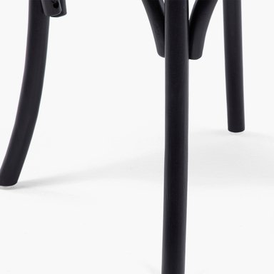 SILLA DE COMEDOR TRADITION MADERA RATTAN NEGRO FORM - 8