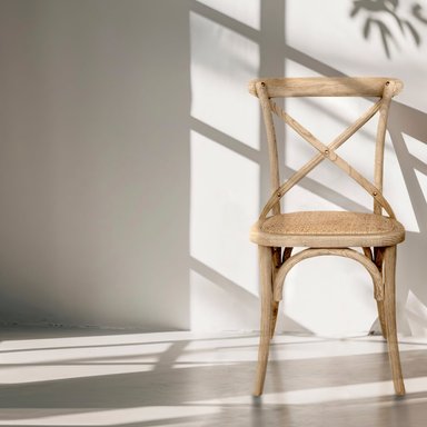 SILLA DE COMEDOR TRADITION MADERA RATTAN OLMO NATURAL FORM - 2