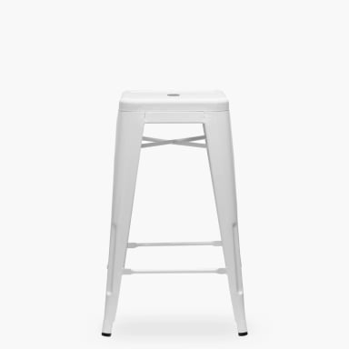 TABURETE MEDIO 67 TOLIX BLANCO FORM - 3